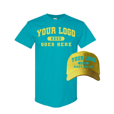 Combo GJK004 Yellow / Tropical Blue Tee